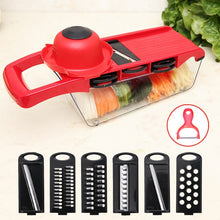 Load image into Gallery viewer, Mandoline Vegetable Fruit Slicer Grater Cutter Peeler Multifunctional Potato Peeler Carrot Grater Drain Basket Kitchen Tool