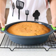 Load image into Gallery viewer, Round Silicone Cake Pan Non-stick Bread Mould Mousse Tray Pie Pizza Maker Diy Birthday Cake Baking Bakeware Tools
