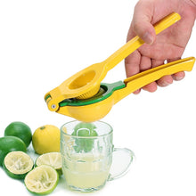 Load image into Gallery viewer, Premium Quality Metal Lemon Lime Squeezer - Manual Citrus Press Juicer