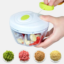 Load image into Gallery viewer, Multifunction High Quality New High Speedy Design Vegetable Fruit Twist Shredder Manual Meat Grinder Chopper Garlic Cutter