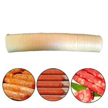 Load image into Gallery viewer, 14m Dry Sausage Vegetarian Casing Shell Sausage Skin Collagen Protein Meat Casing Skin For Hot Dog BBQ Gadgets  Sausage
